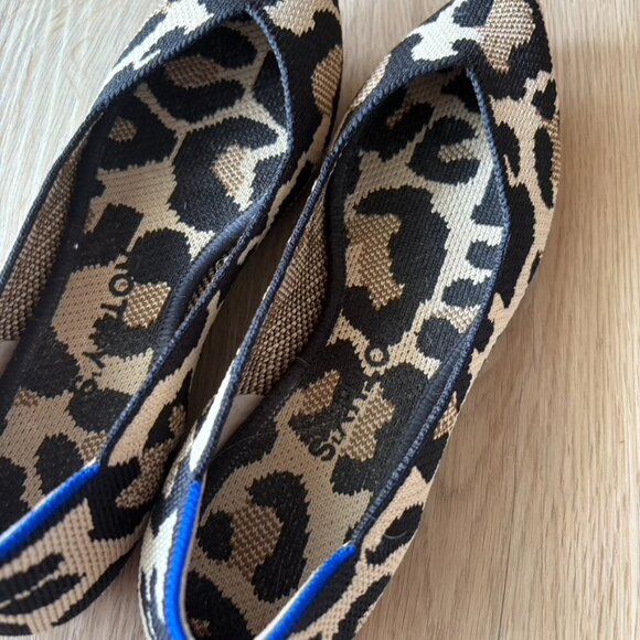 rothys leopard pointed toe flats Size 5 - Picture 7 of 9